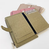 U at Home Small Linen Look Blue Wallet