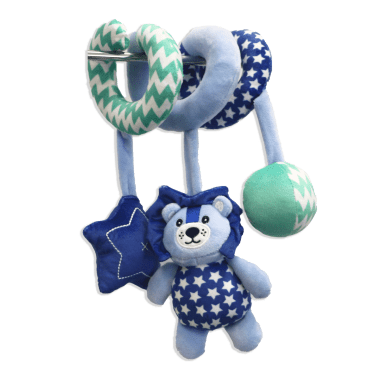 U at Home Spiral Activity Toy- Blue Lion