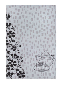 U at Home Tea Blossom Single Kitchen Towel Grey