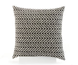 U at Home Wavy Design Black Cushion